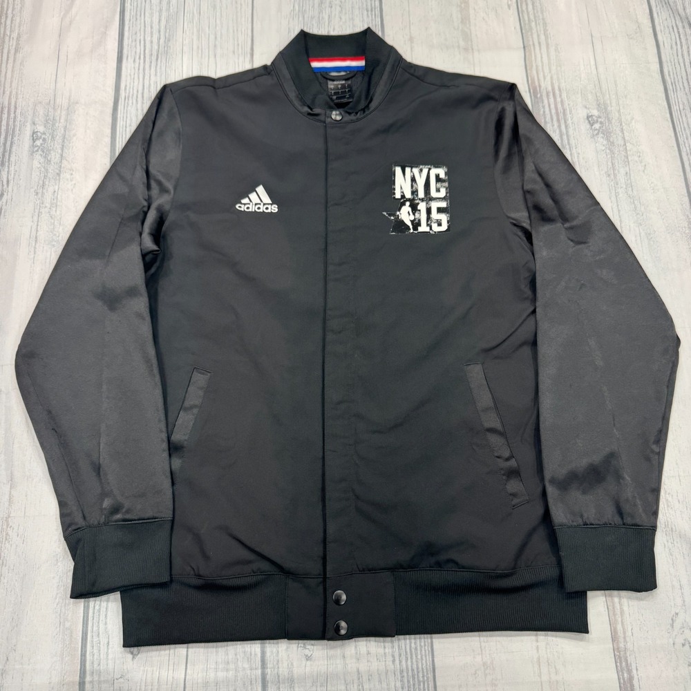 NWOT 2015 NBA All Star Game Adidas Warm Up Jacket L Large NYC NY Basketball Mens